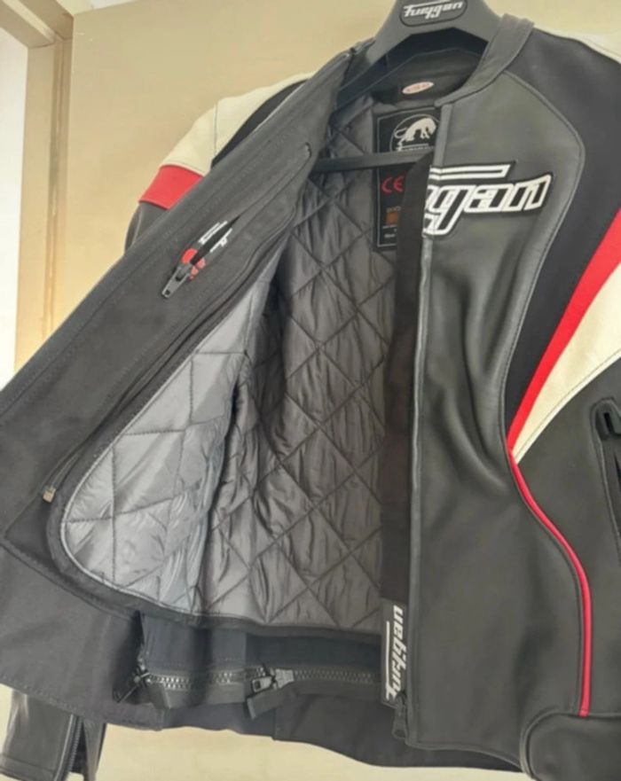 Blouson moto cuir furygan - photo numéro 2