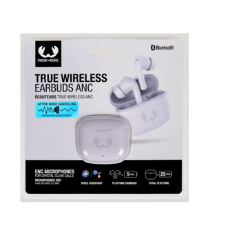 Écouteurs sans fil avec ANC REDUCTEUR DE BRUIT Bluetooth Boitier Blanc