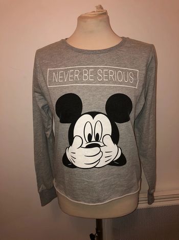 Sweat long Disney (gris), L / 40 / 12