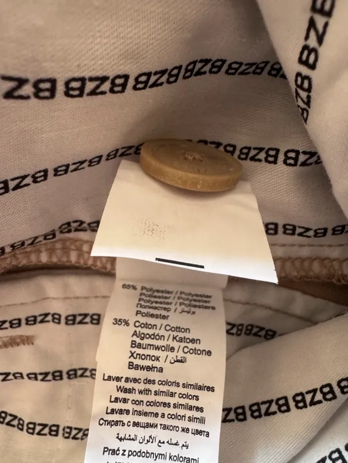 Chino BZB - Coupe Droite Classique - Beige - Taille 34 / S - Neuf avec Étiquette - Valeur 15€ - photo numéro 6
