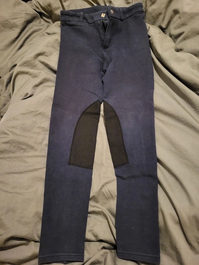 Pantalon de poney / cheval bleu marine Decathlon - photo numéro 2