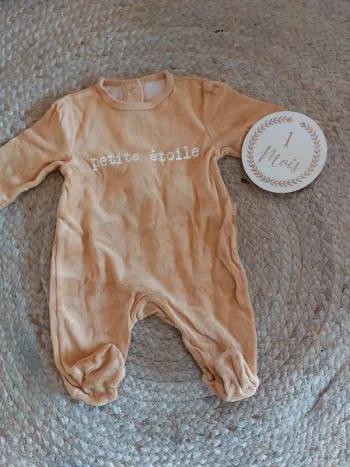 Pyjama mixte 1 mois