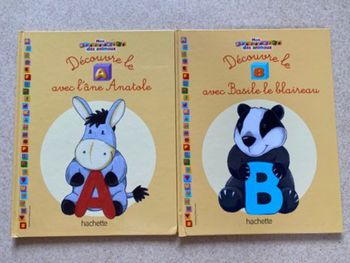 Lot de 2 livres Découvre le A & B