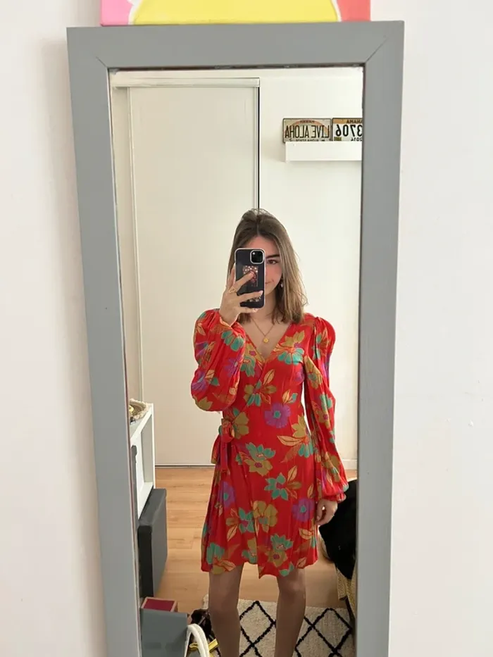 Robe rouge à fleurs - Billabong