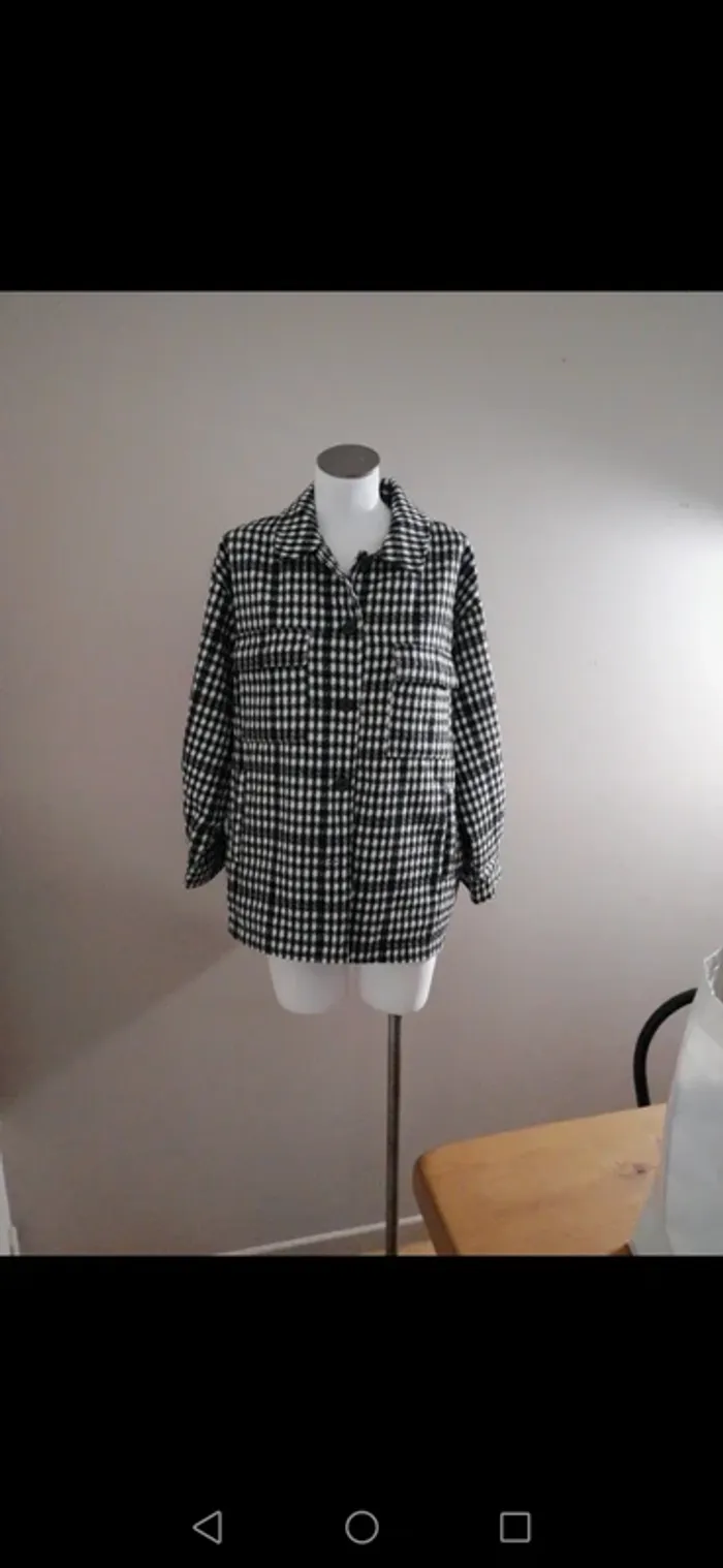 Veste pieds de poule épaisse season taille 38