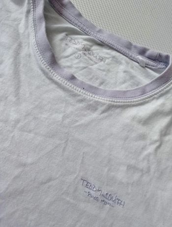 T-shirt blanc Teddy Smith S