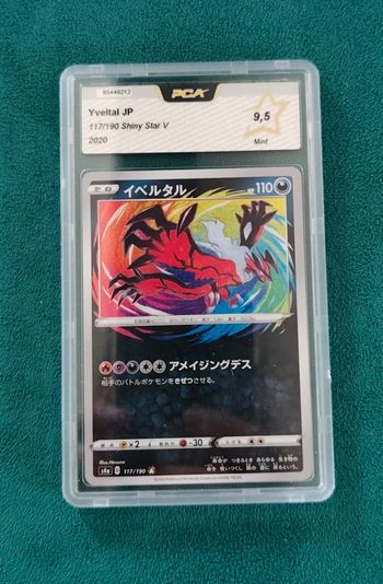 🔥 Yveltal 117/190 - S4a Shinu Star V JPY - PCA9.5 🔥