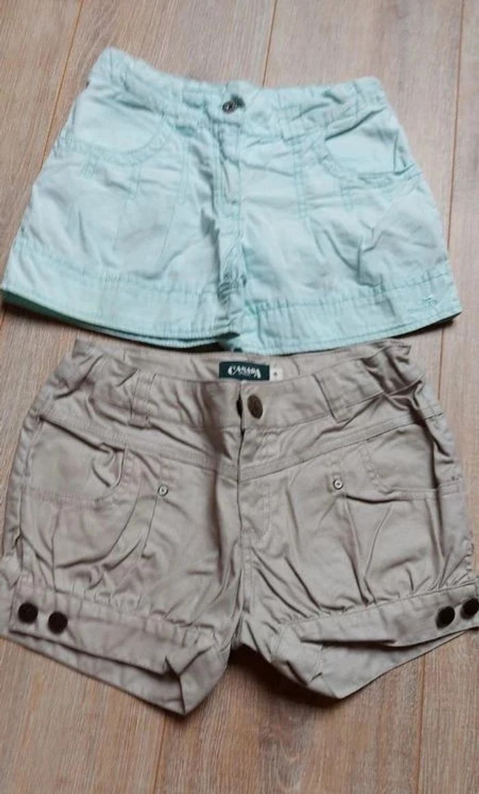 Lot de 2 shorts fille en 8 ans