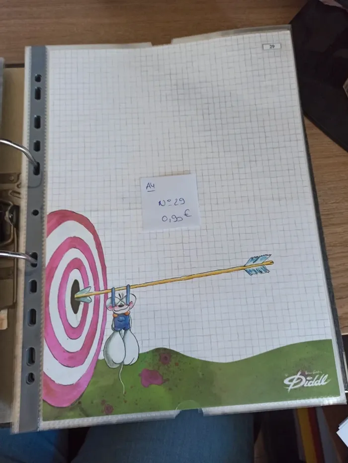 Feuille Diddl A4 29 0,90€