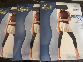 Lot de 3 pantacollants Levante Arama 200 noir – Taille 2