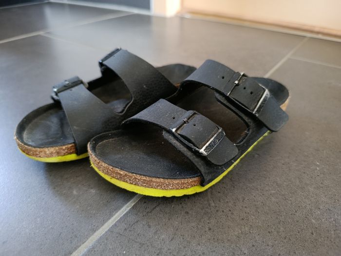 Sandales Birkenstock Arizona cuir enfant - photo numéro 2