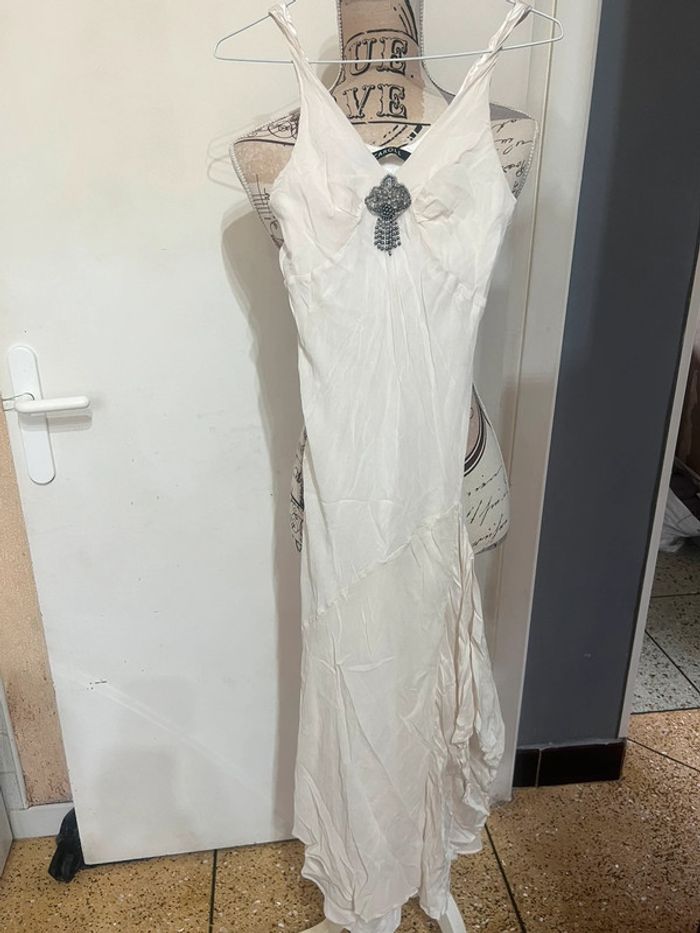 Robe de soirée blanche Caroll taille 36