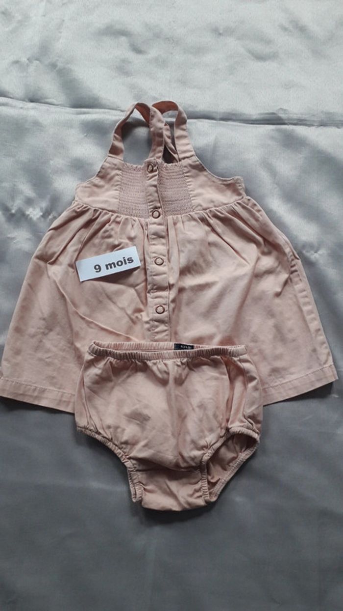 Ensemble robe et son bloomer 9 mois