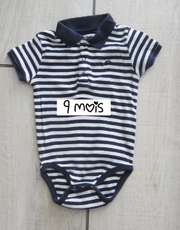 Bodie forme polo. Taille 9 mois