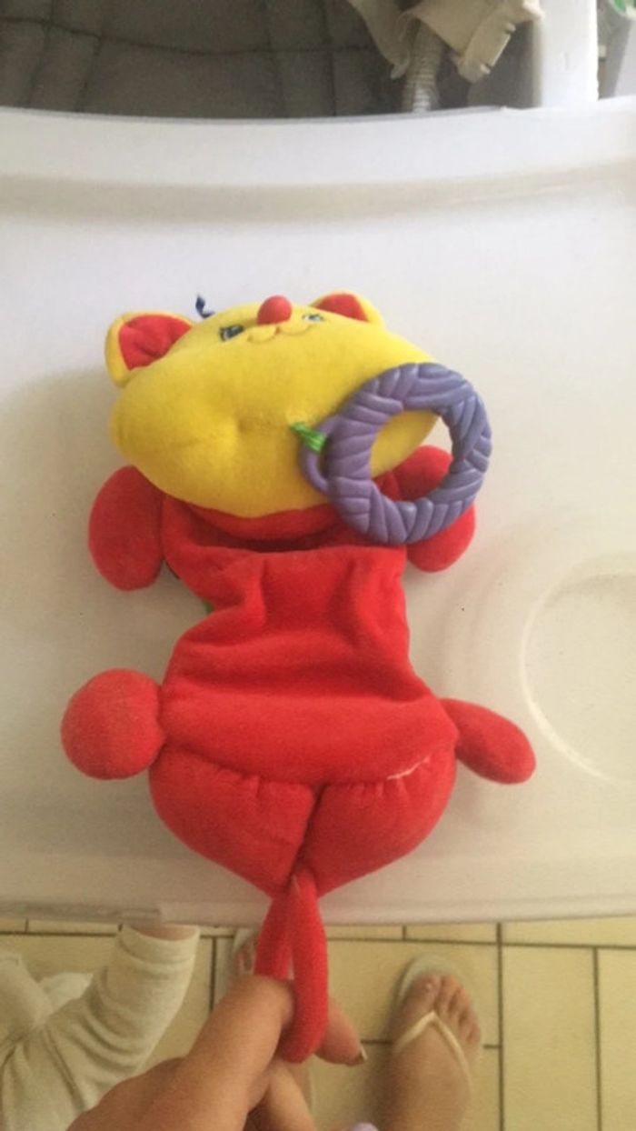 Peluche d’éveil chaton - photo numéro 4