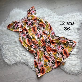 Combishort taille 12 ans