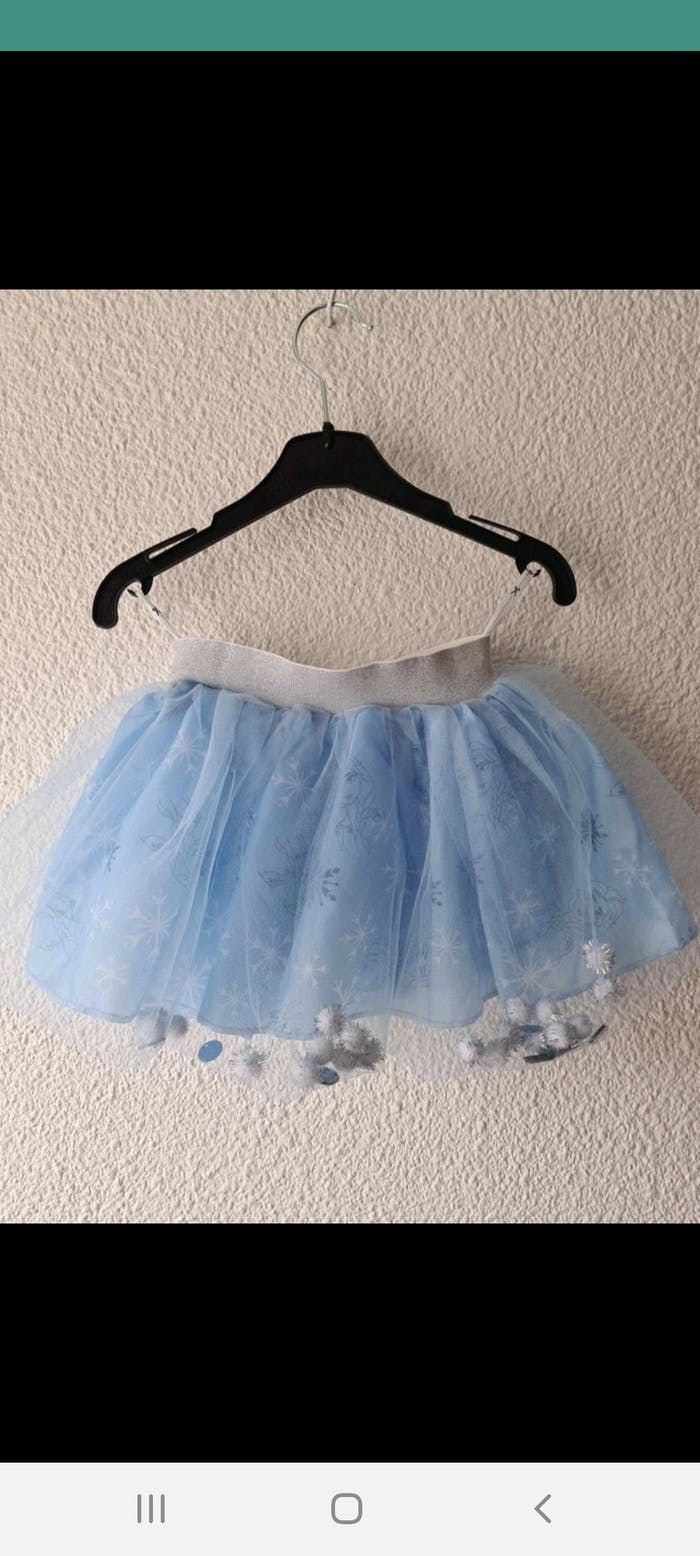 jupe bleu la reine des neiges Disney