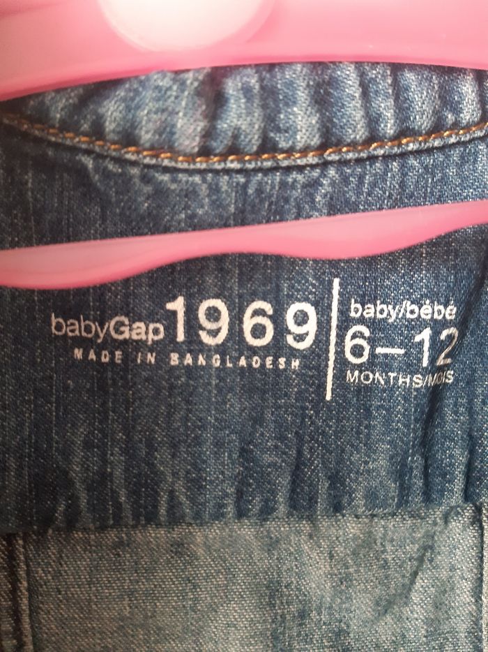 Veste en jeans Baby Gap 1969 6 - 12 mois - photo numéro 6