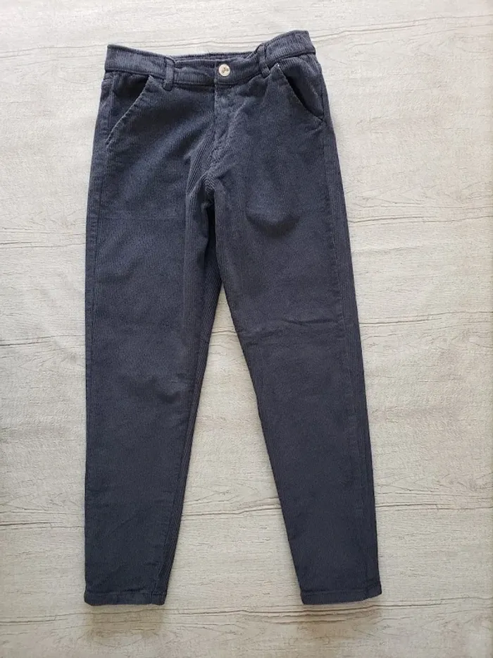 Pantalon Sergent Major garçon 11 ans  gris foncé