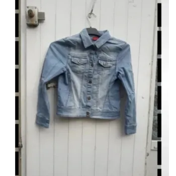 Veste en Jean bleu fille - Taille 10 ans - Tissaia