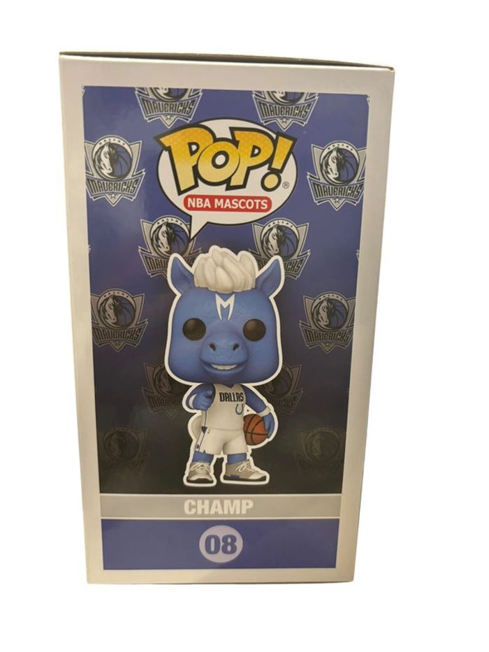 Figurine Funko Pop NBA Mavericks Champ 08 neuf - photo numéro 3