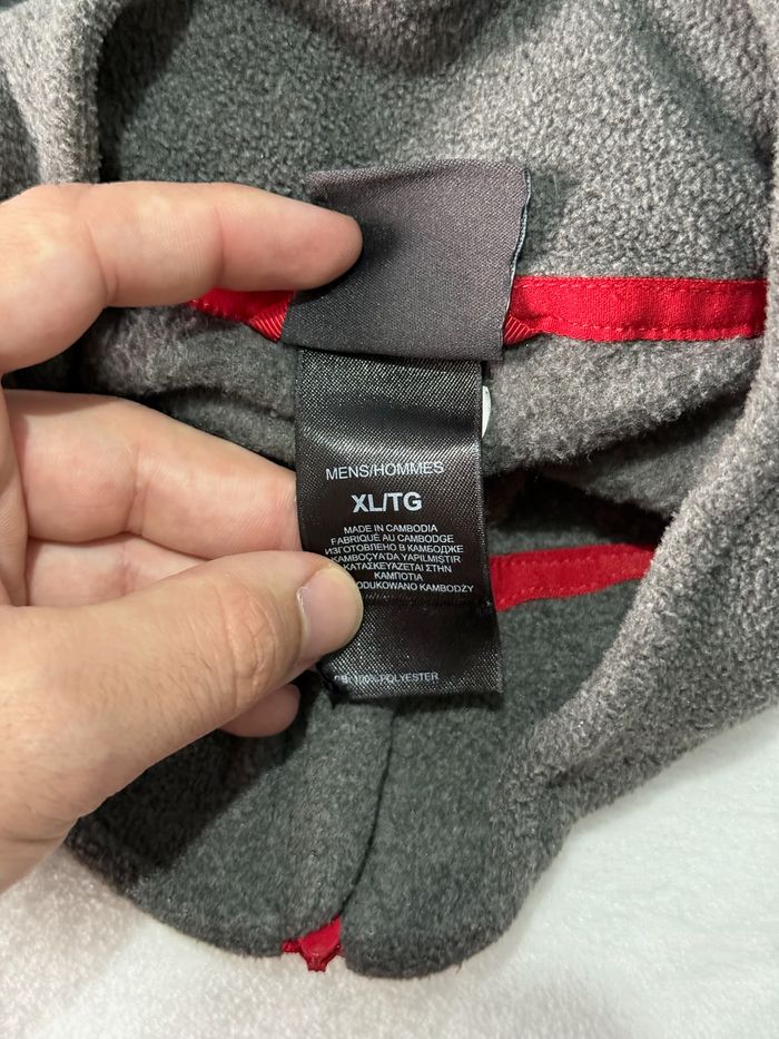 Polaire demi zip The north face gris pour homme grande taille XL - photo numéro 9