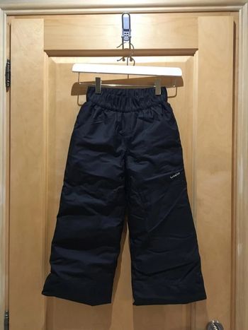 Pantalon de ski chaud wed’ze noir