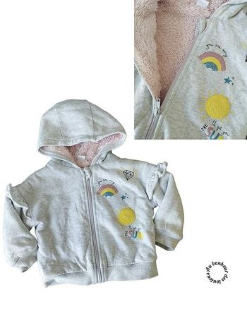 18 mois veste intérieure polaire