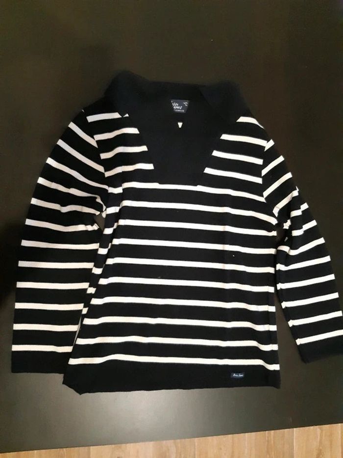 Pull marinière femme