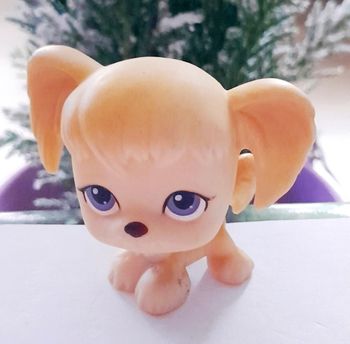 Figurine Littlest Pet Shop Chien Cocker beige