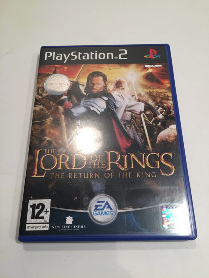 Boite seule néerlandais jeu The lord of the rings console playstation 2 ps2 #A5