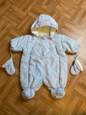 Combinaison combi pilote bleu Natalys vintage