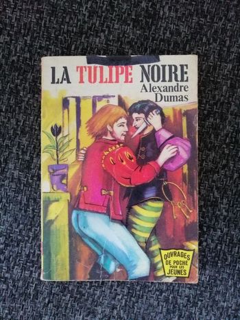 Livre collector La tulipe noire d'Alexandrie Dumas