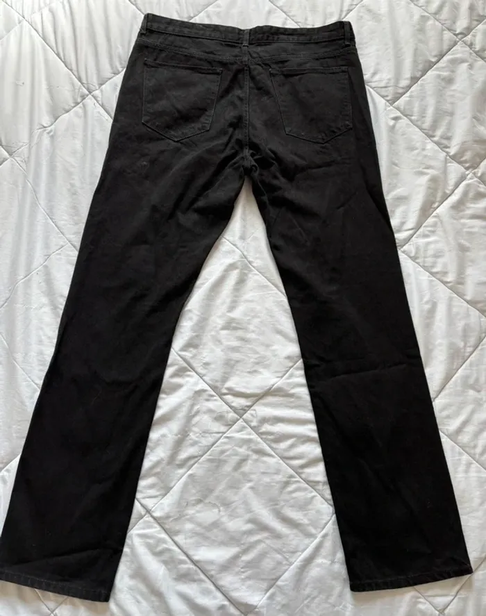 Jean homme noir Regular straight by Kiabi taille XL/48 W38 L34 – 100% coton – coupe droite - photo numéro 8