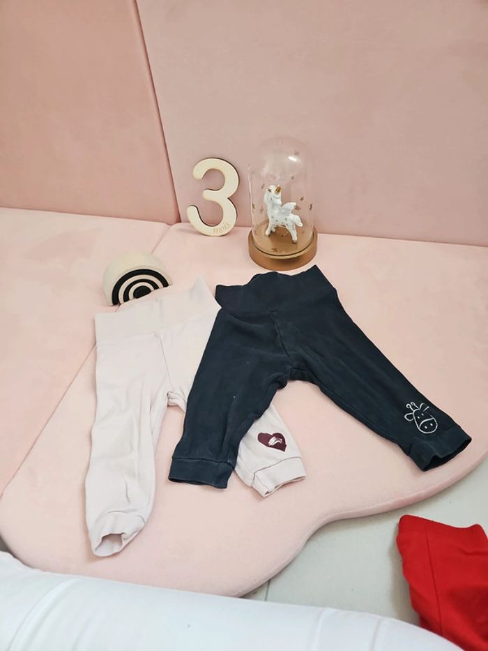 Lot de 2 leegings bandeaux