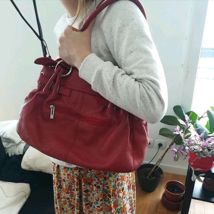 Sac à main rouge - photo numéro 4