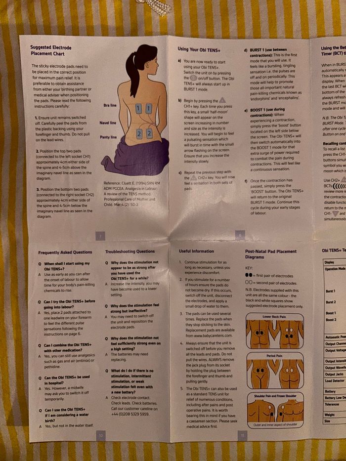 Tens machine OBITENS+ électrostimulateur - photo numéro 6