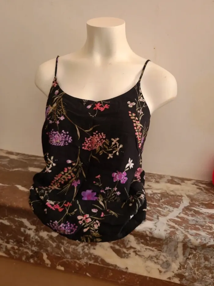 Debardeur à fleur