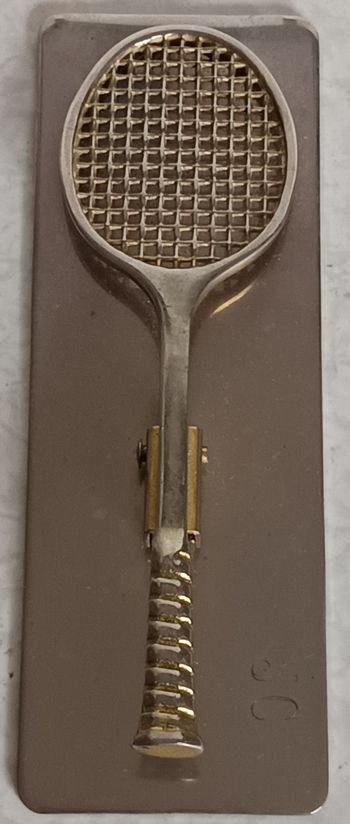 pince à courrier, papier, lettre, carte de visite, raquette en laiton dorée