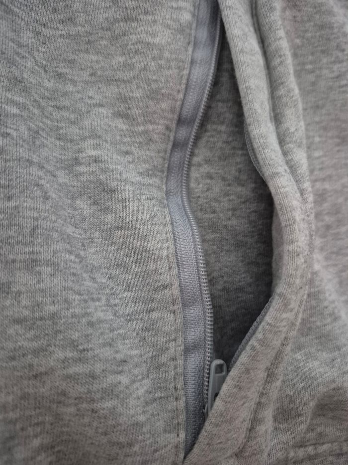 Sweat à capuche Lacoste gris taille 4 ou M - photo numéro 4