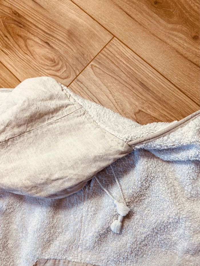 Taille 12/24 mois cap de bain mixte blanche et beige 💙 - photo numéro 5