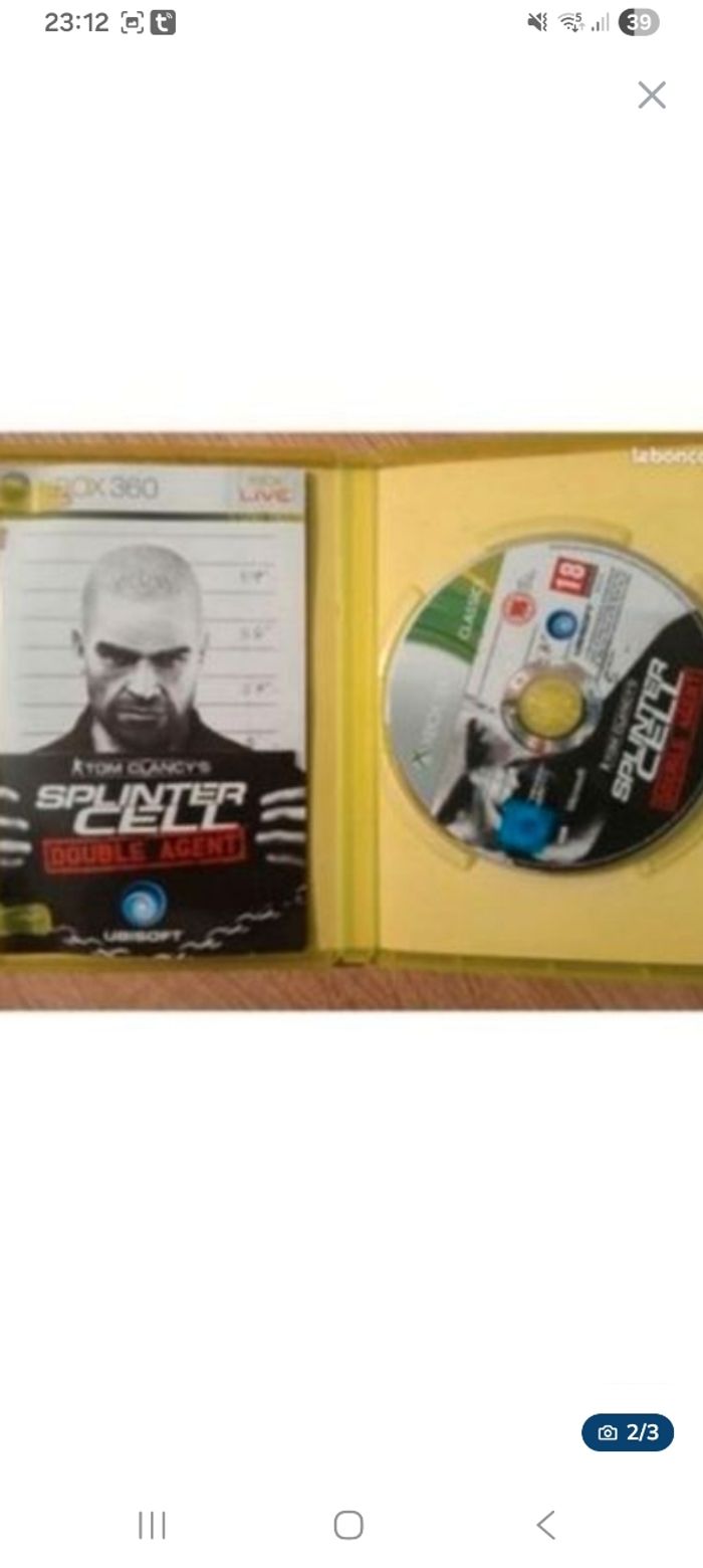 Splinter cell double agent xbox - photo numéro 2