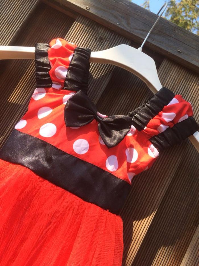 adorable robe minnie 1an, neuve avec étiquette - photo numéro 4