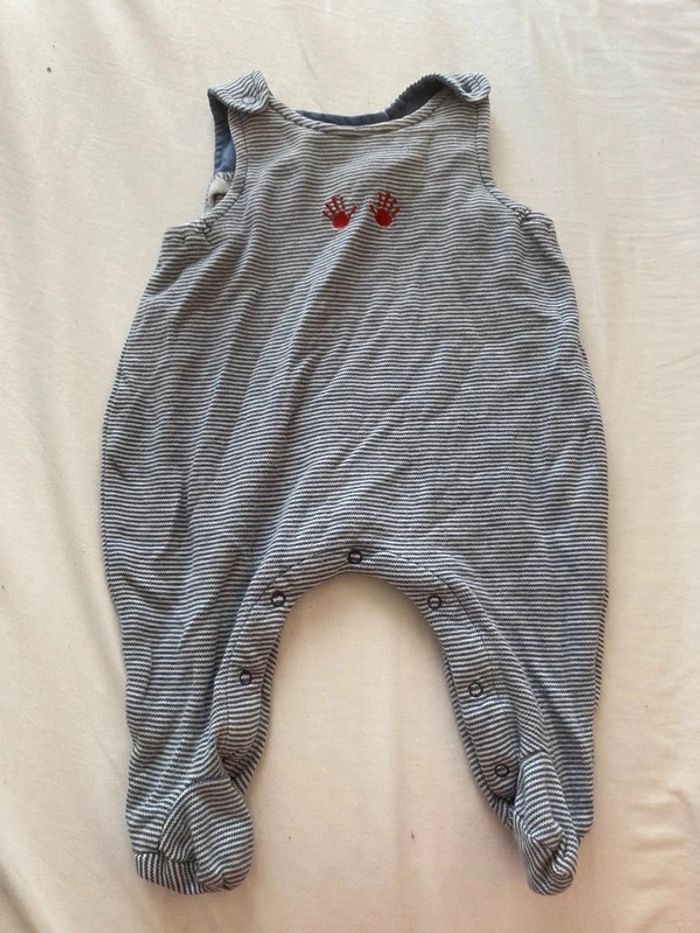🌟 Combinaison rayée Baby Gap - Taille nouveau-né 🌟 - photo numéro 2