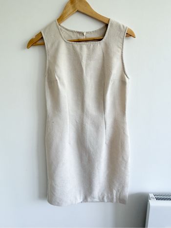 Robe chic moulante crème kiabi taille 38 M
