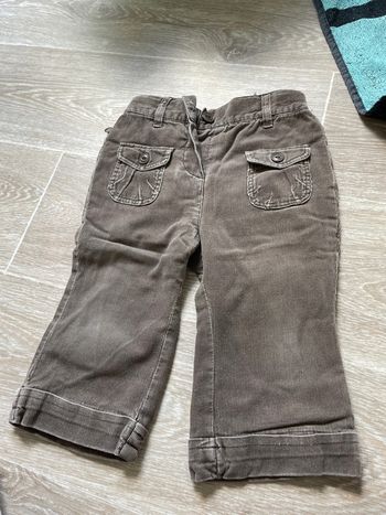 Pantalon en velours côtelé