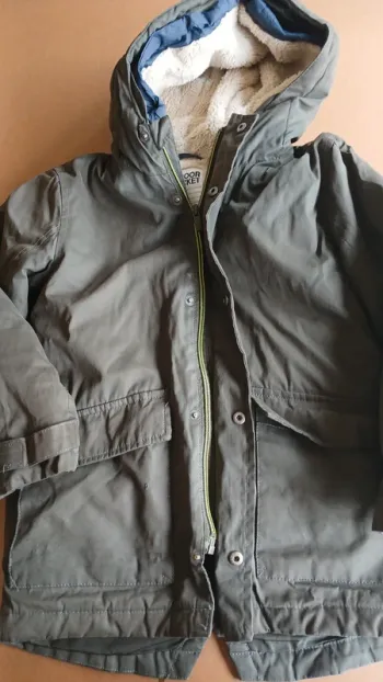 Manteau Vertbaudet kaki