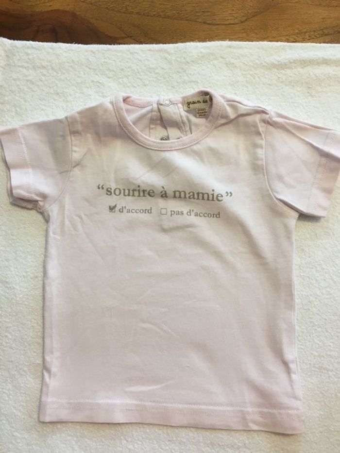 T shirt manches courtes 12 mois