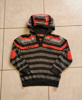 Pull léger à capuche orchestra 8 ans
