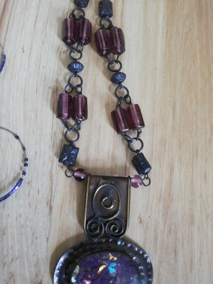 Parure mauve - photo numéro 3